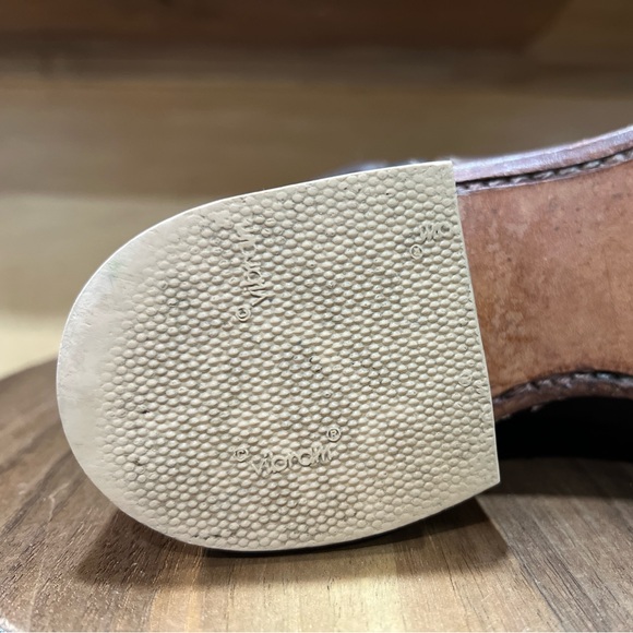 Frye Campus Boots, Brown Leather Heeled Boots - Picture 15 of 16